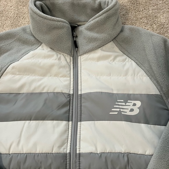 New Balance Men’s Fleece Jacket Size Small - Picture 2 of 3